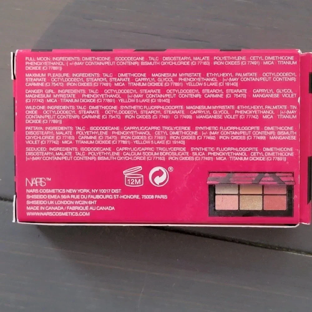Unwrapped Mini Eyeshadow Palette, Orgasm color palette : 6 X .03 Oz, Multicolor